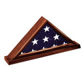 Dark Cherry Flag Case Holds 3' x 5' Memorial Flag